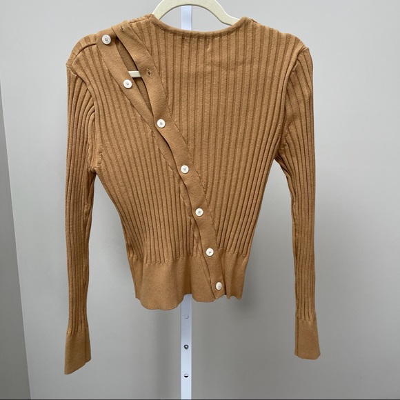 POSTER Diagonal Button Down Cardigan - Picture 3 of 5